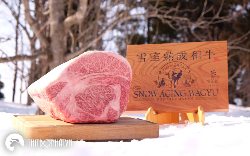 Bò ủ tuyết là nguyên liệu hảo hạng được làm từ bò Wagyu