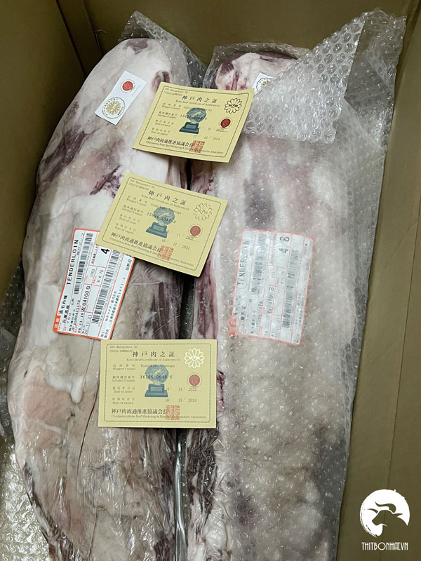 Thịt bò Kobe nhập khẩu cam kết chất lượng