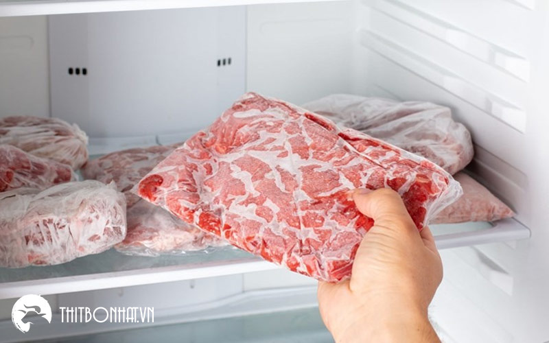 Cách bảo quản thịt bò đông lạnh