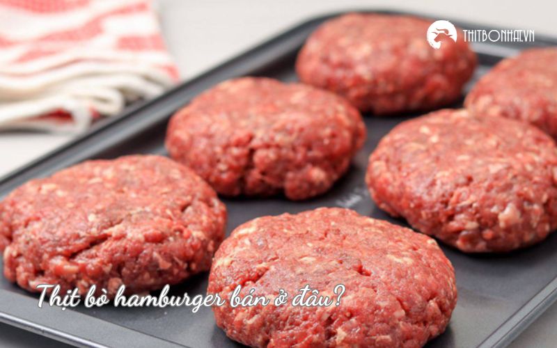 Thịt bò hamburger bán ở đâu