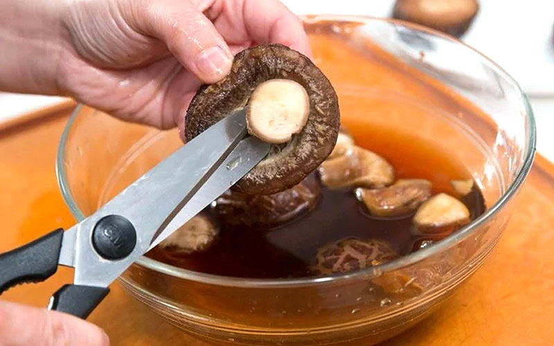 Sơ chế nấm hương Sơ chế nấm hương