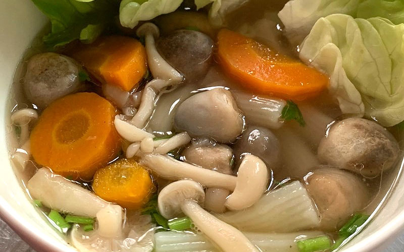 Cách nấu nui rau củ