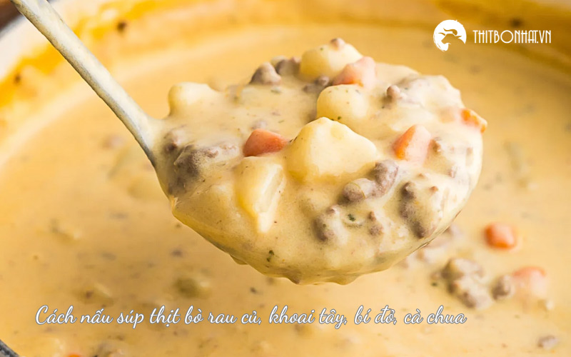 cách nấu súp thịt bò